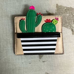 Kate spade cactus card holder